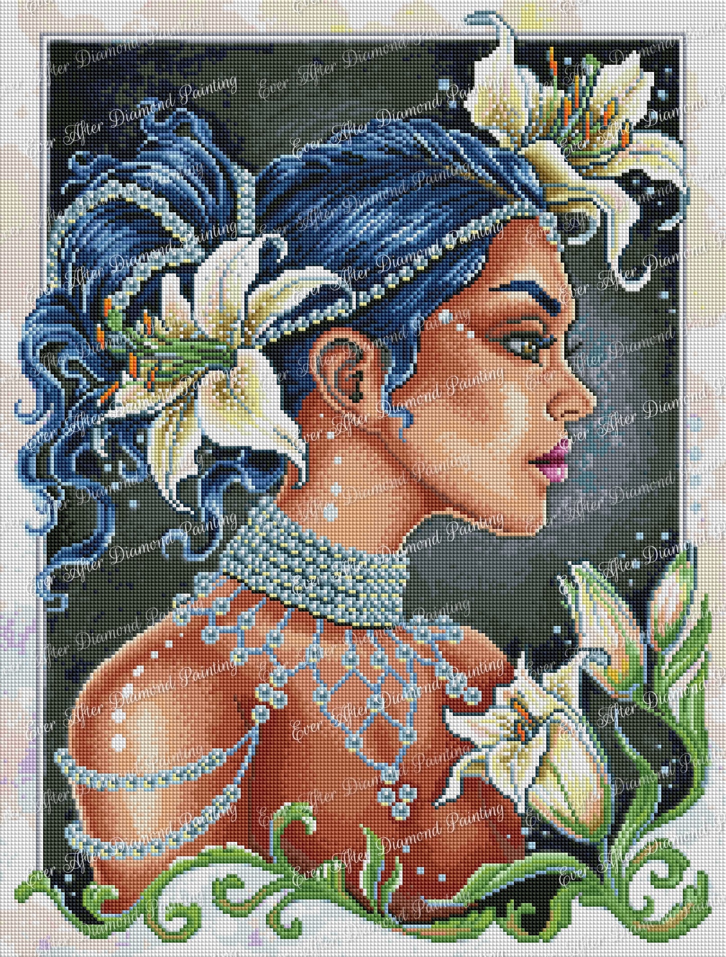 Lilies and Pearls by Christine Karron