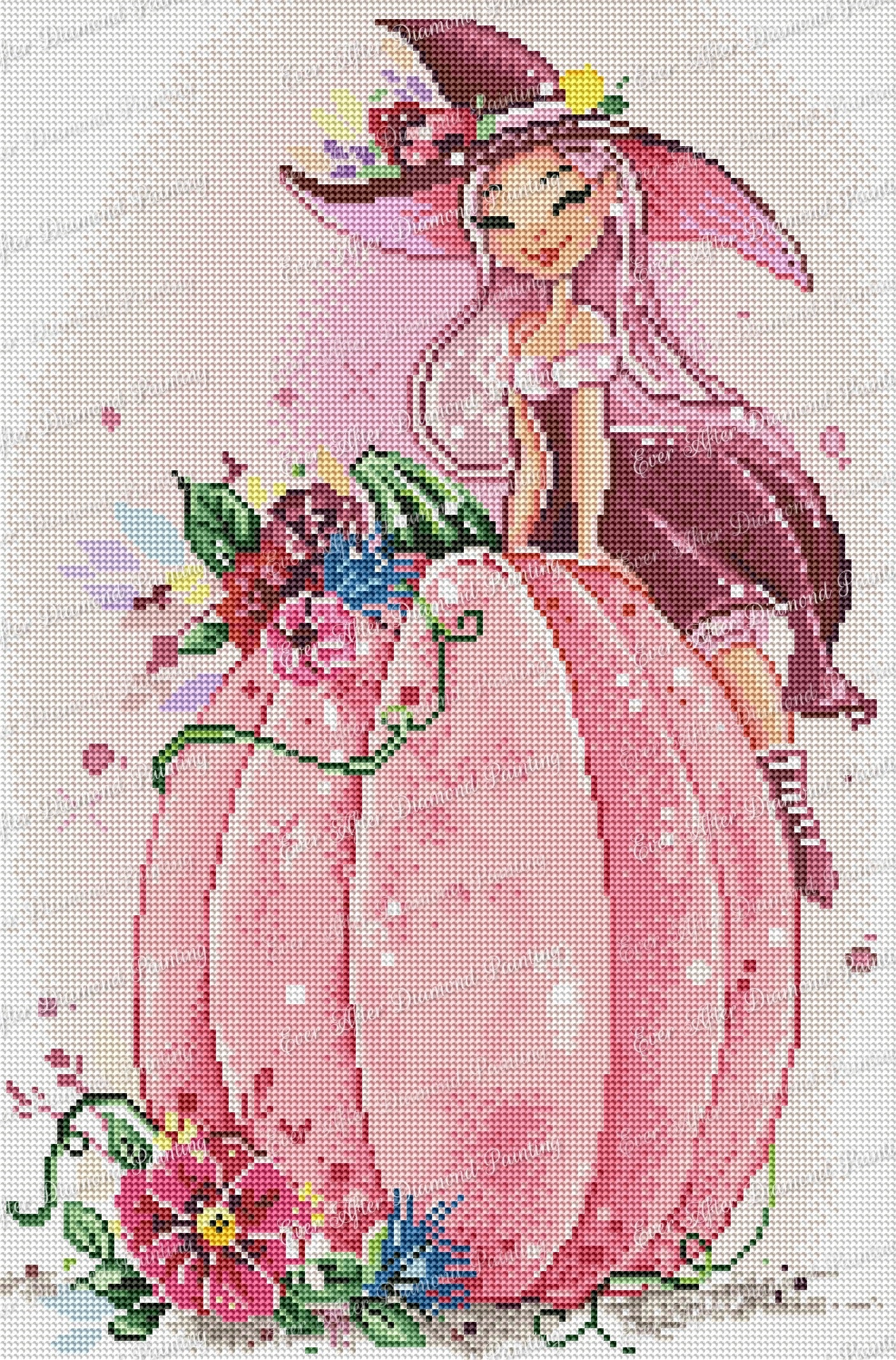 Pink Rose Pumpkin by Michellesketch