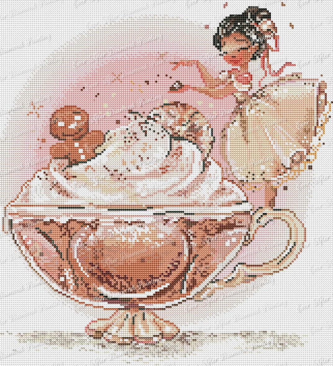 Chocolatey Gingerbread Latte by Michellesketch