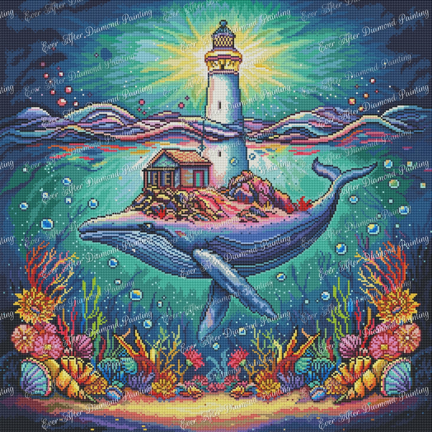 Lighthouse Whale by Annie Reyes