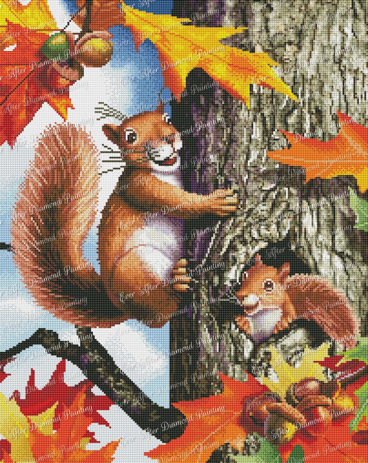 Red Squirrels by Jerry Lofaro
