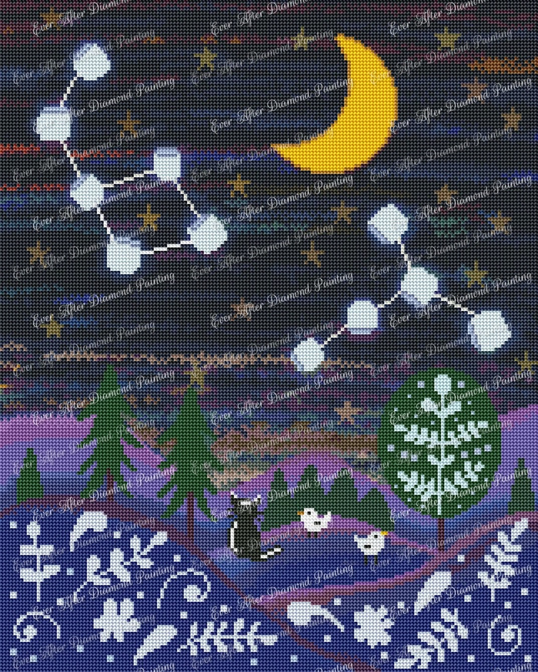 Adventure Kitty and the Marshmallow Constellations by Chromatique Soul