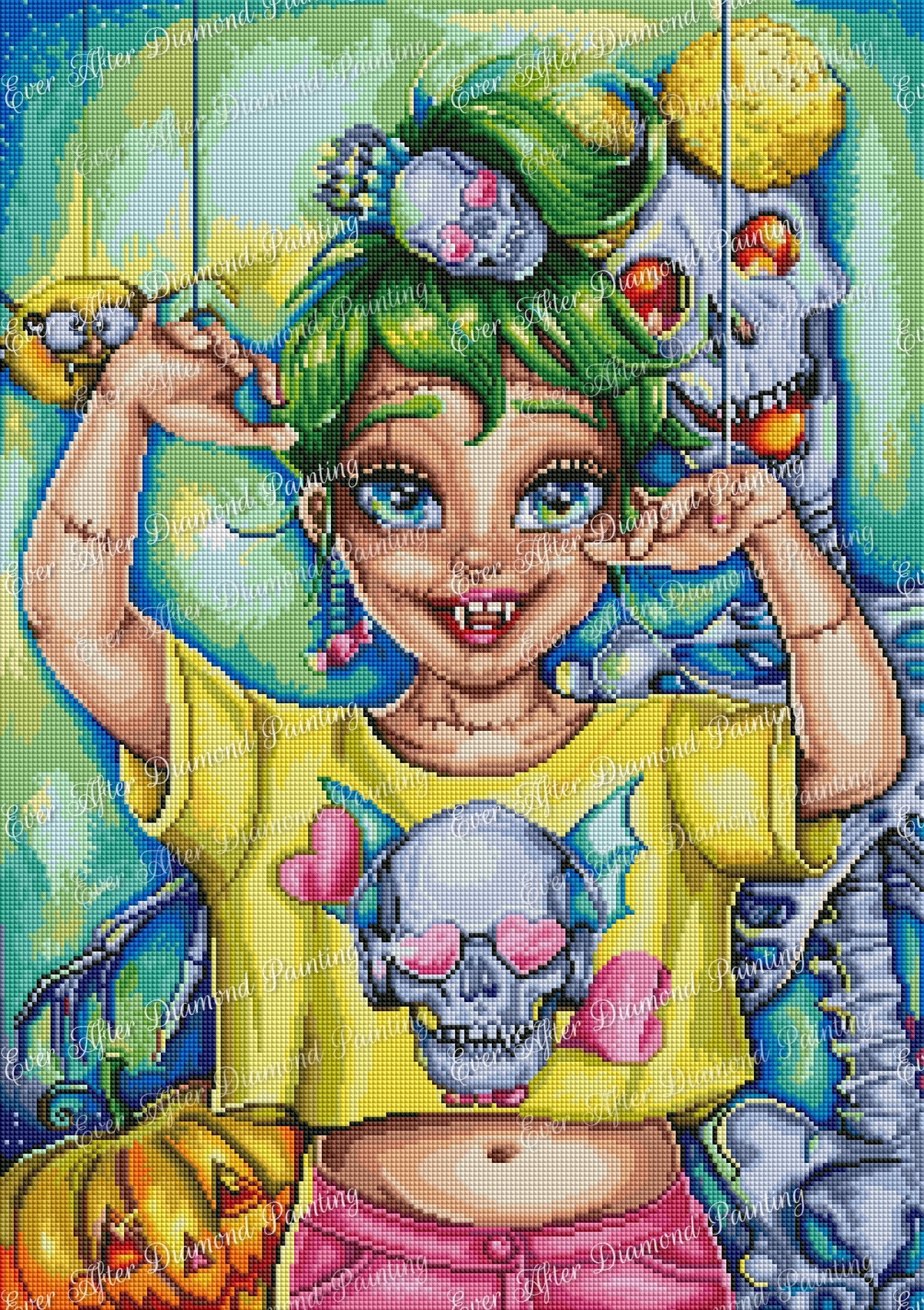 Diamond Puppet Puppet by Derya Cakirsoy – Ever After Diamond Painting