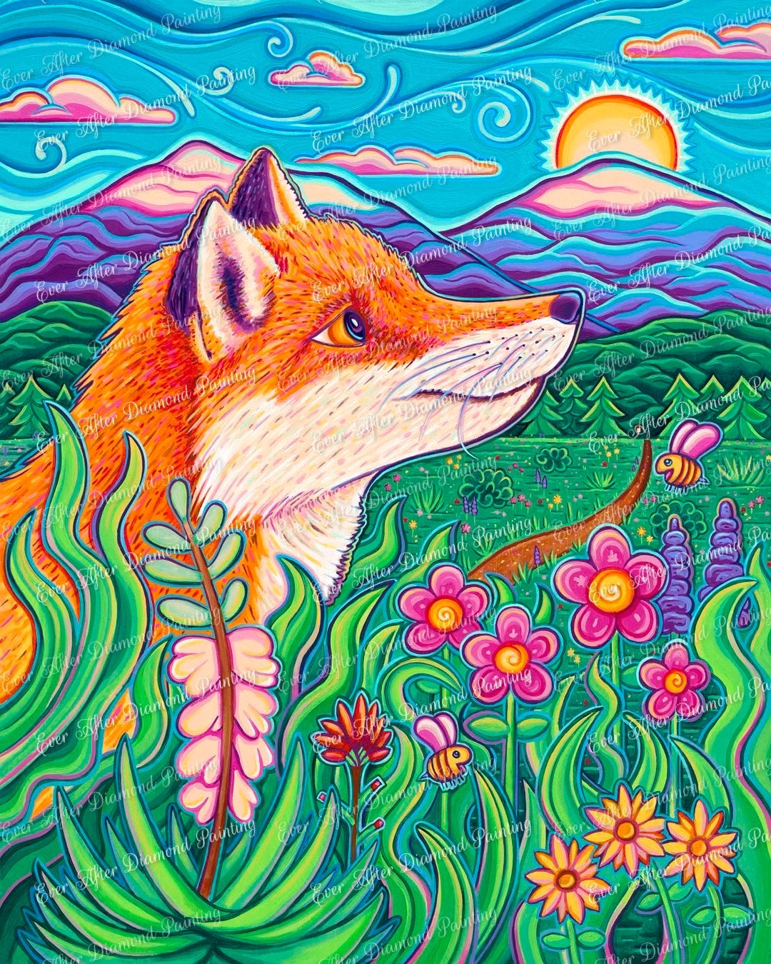 Fox In The Field by John Speaker