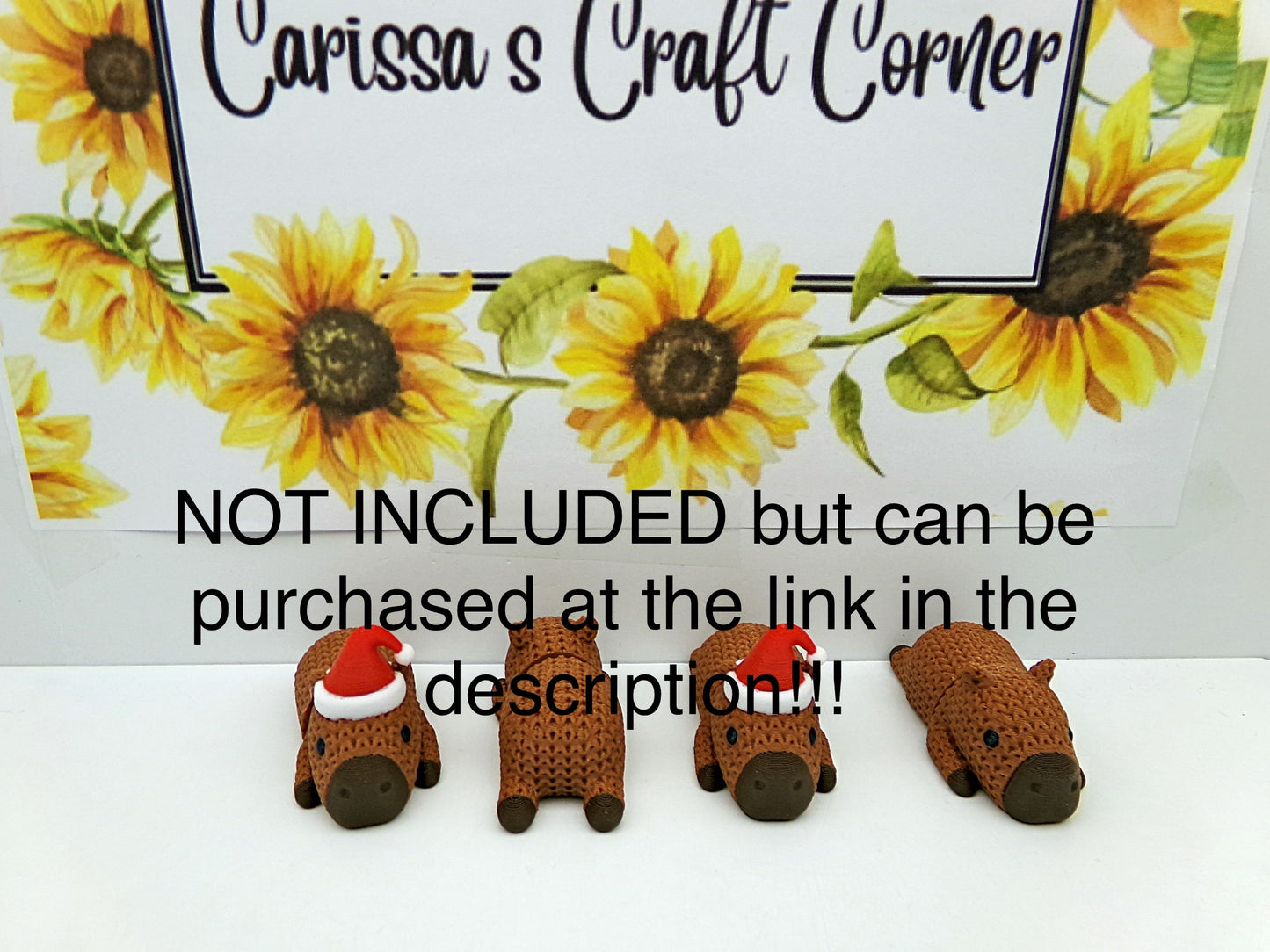 Cutie Capy Christmas Mini Set Featuring the Art Work of Look Look Pretty Paper