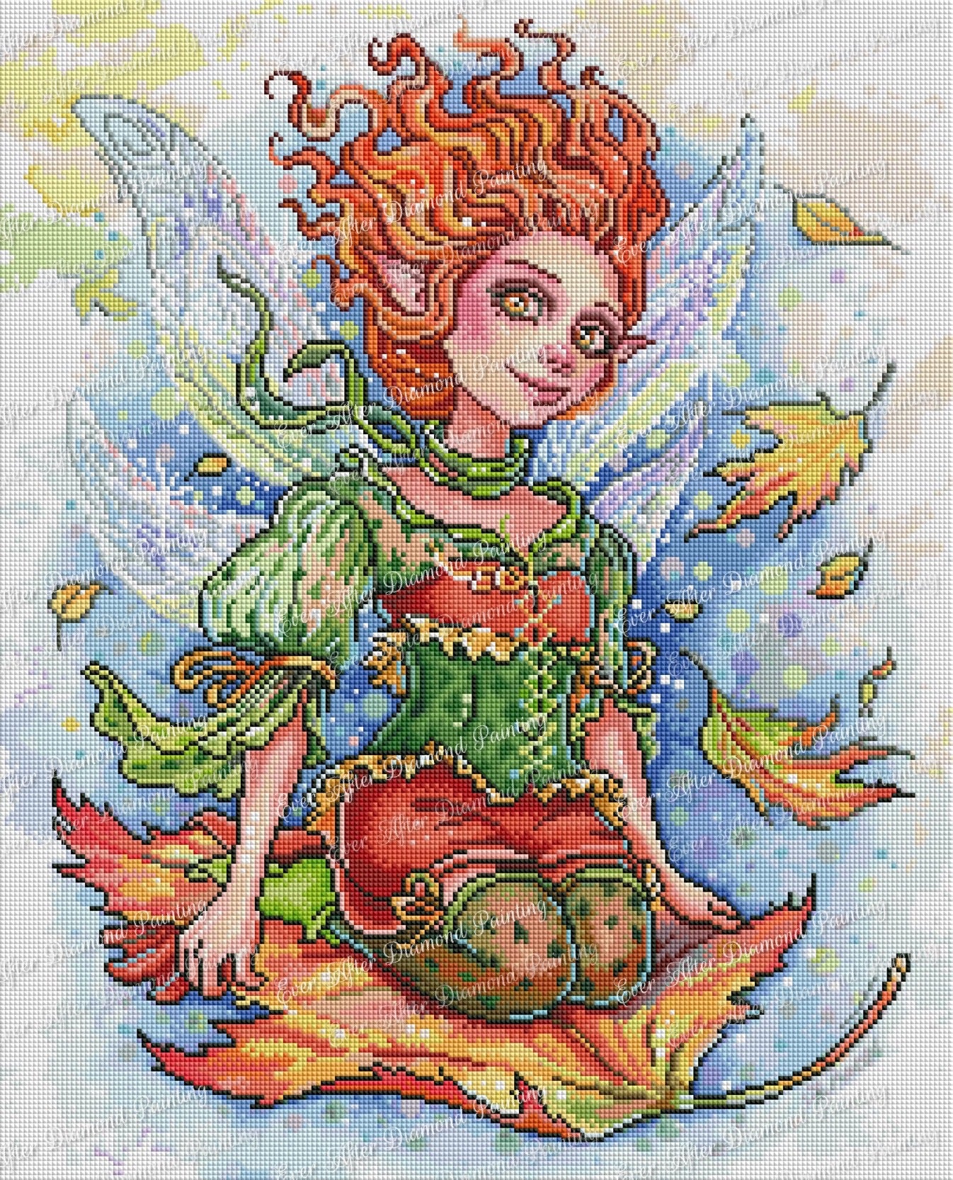 Leaf Rider Fairy by Christine Karron
