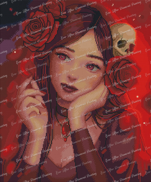 Red Roses by Yaroslava Guskova