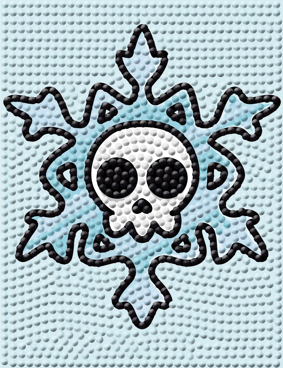 Kawaii Pastel Goth Christmas Mini Set Featuring the Art Work of Sonchs Curiosities