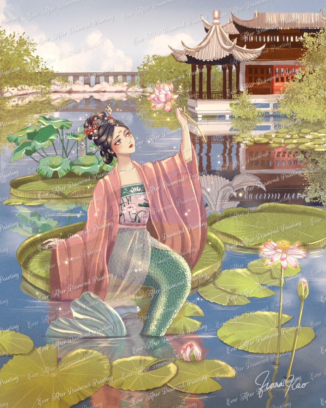 Tang Dynasty Mermaid by Fiona Kao
