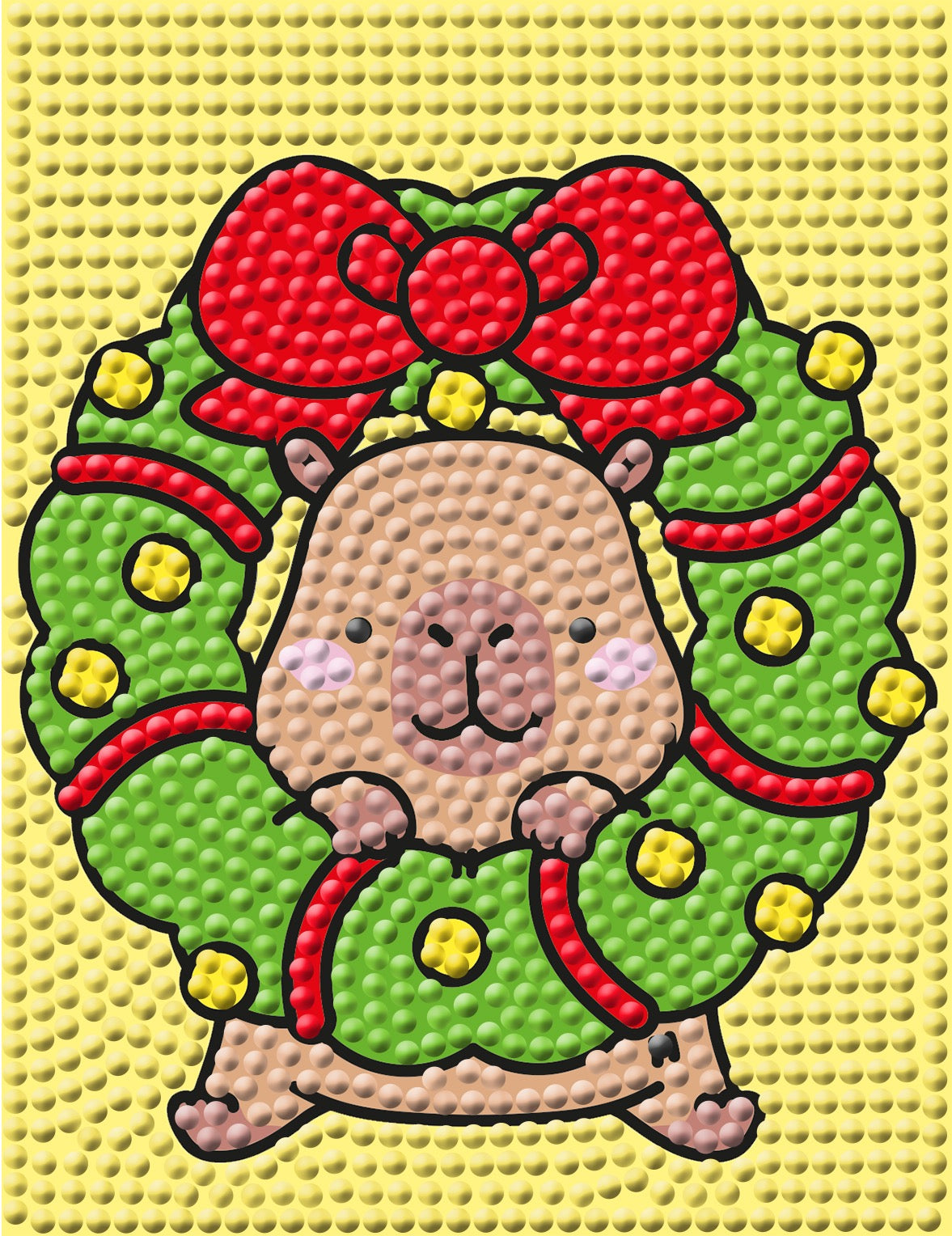 Cutie Capy Christmas Mini Set Featuring the Art Work of Look Look Pretty Paper