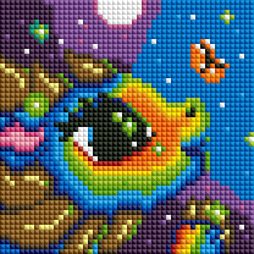 Rainbow Dragons Mini Set Featuring the Art Work of Emma Casey
