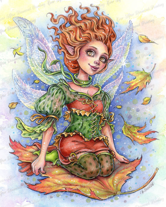 Leaf Rider Fairy by Christine Karron