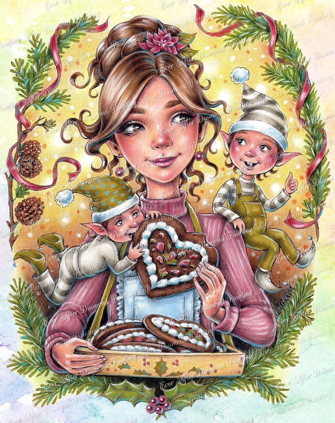 Cookie Elves by w Karron