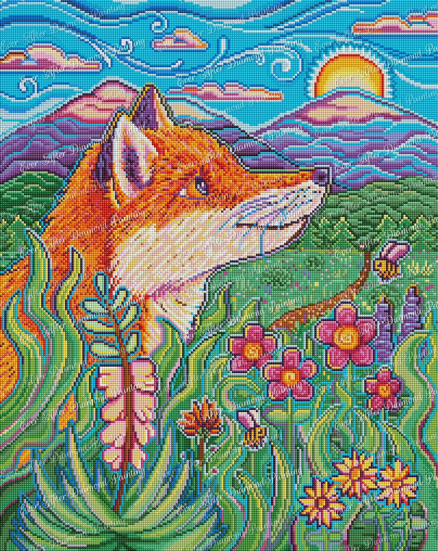Fox In The Field by John Speaker