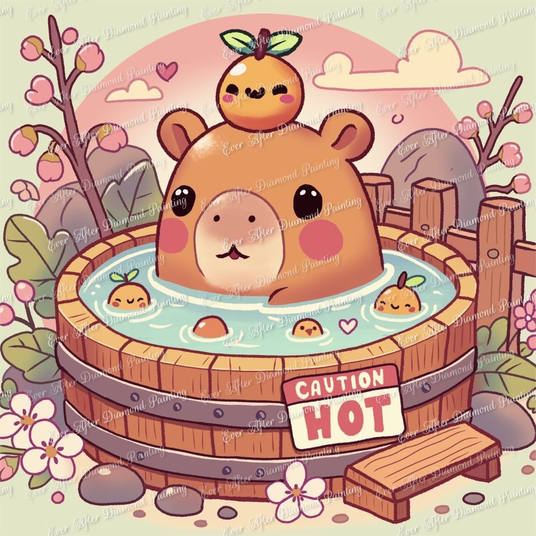 Capy Spa Day by The Chaos Conjurer