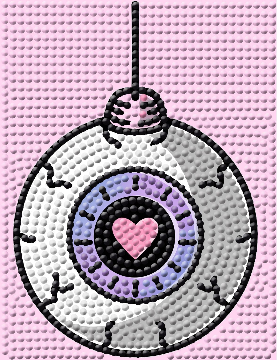 Kawaii Pastel Goth Christmas Mini Set Featuring the Art Work of Sonchs Curiosities