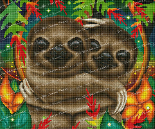Sloth Cuddles by Emma Casey