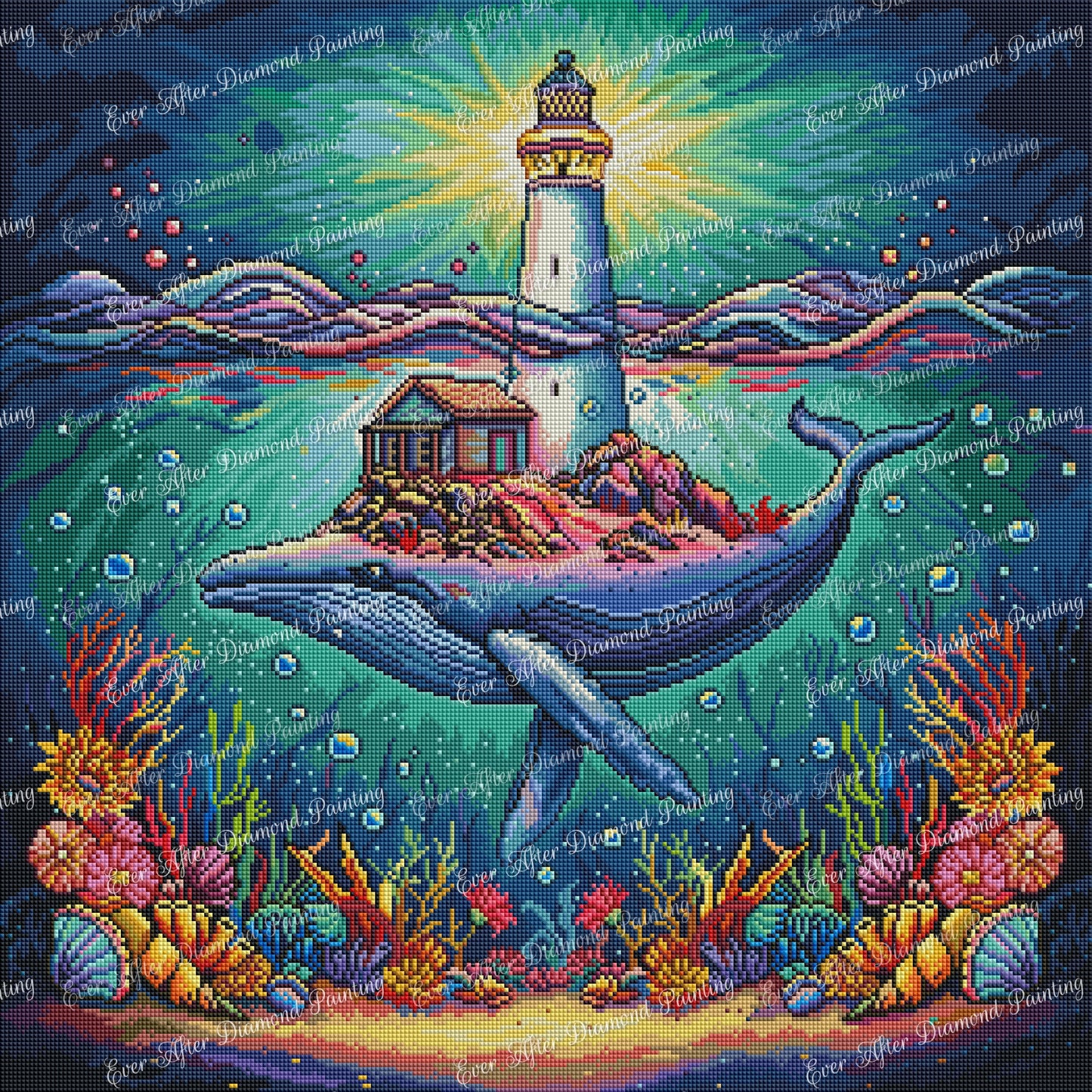 Lighthouse Whale by Annie Reyes