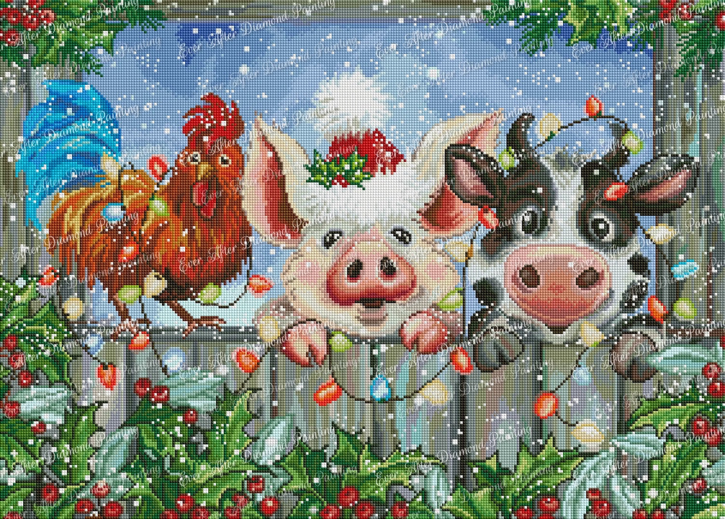 Barnyard Christmas Bash by Makiko