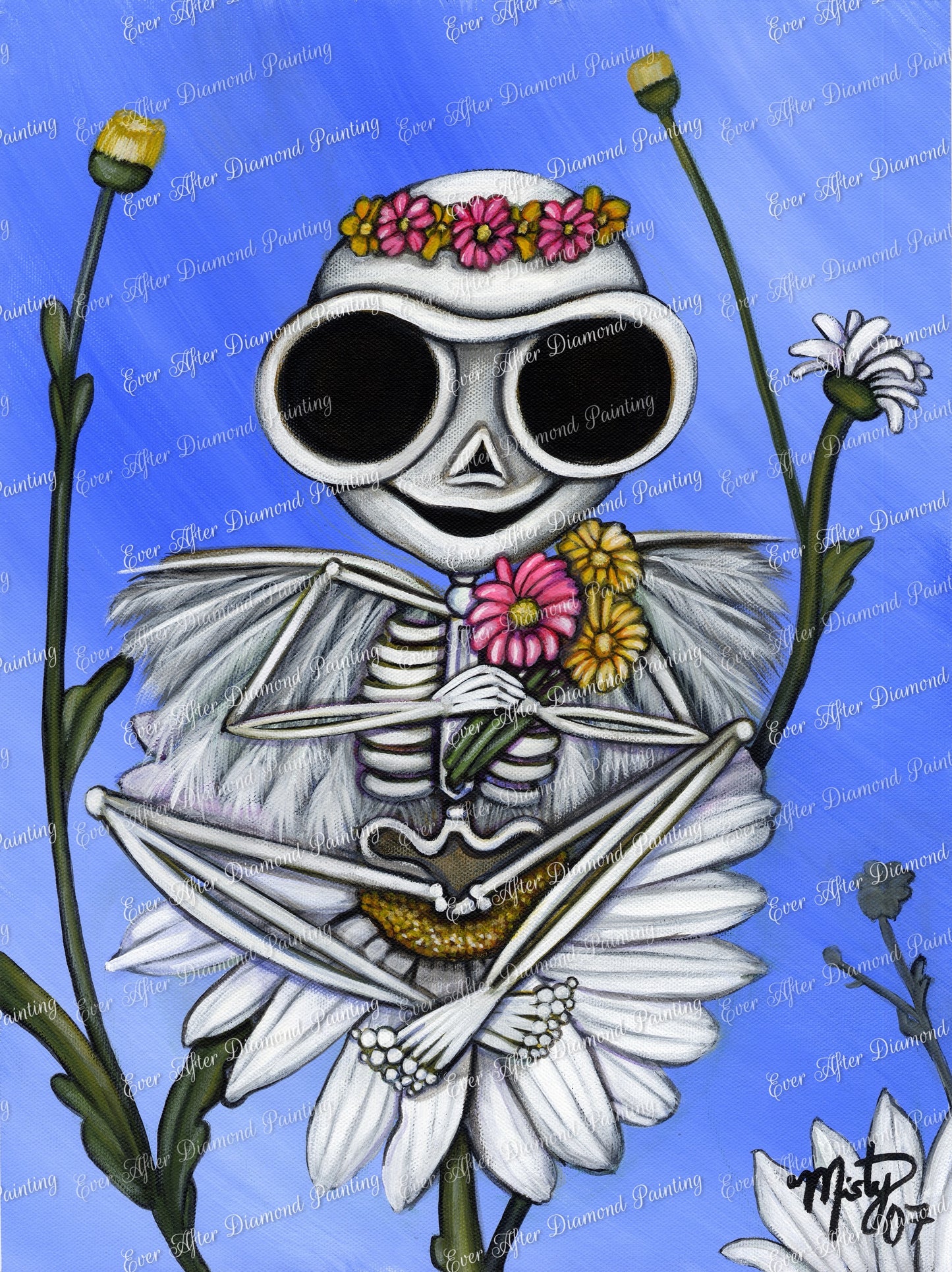 Springtime Skelly by Misty Monster