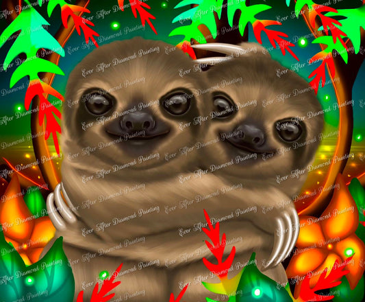 Sloth Cuddles by Emma Casey