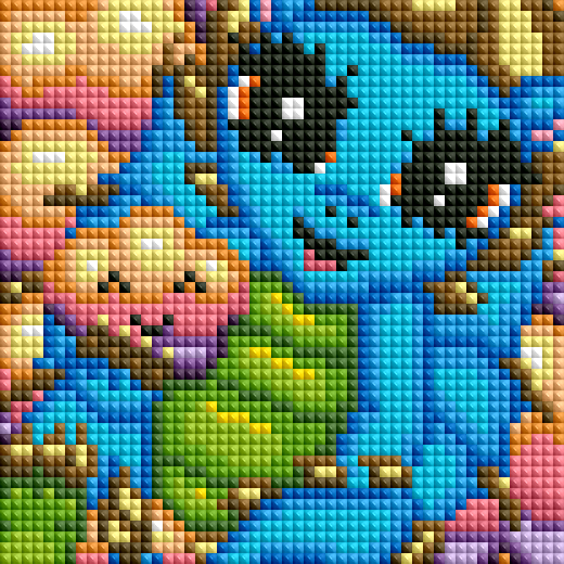 Rainbow Dragons Mini Set Featuring the Art Work of Emma Casey