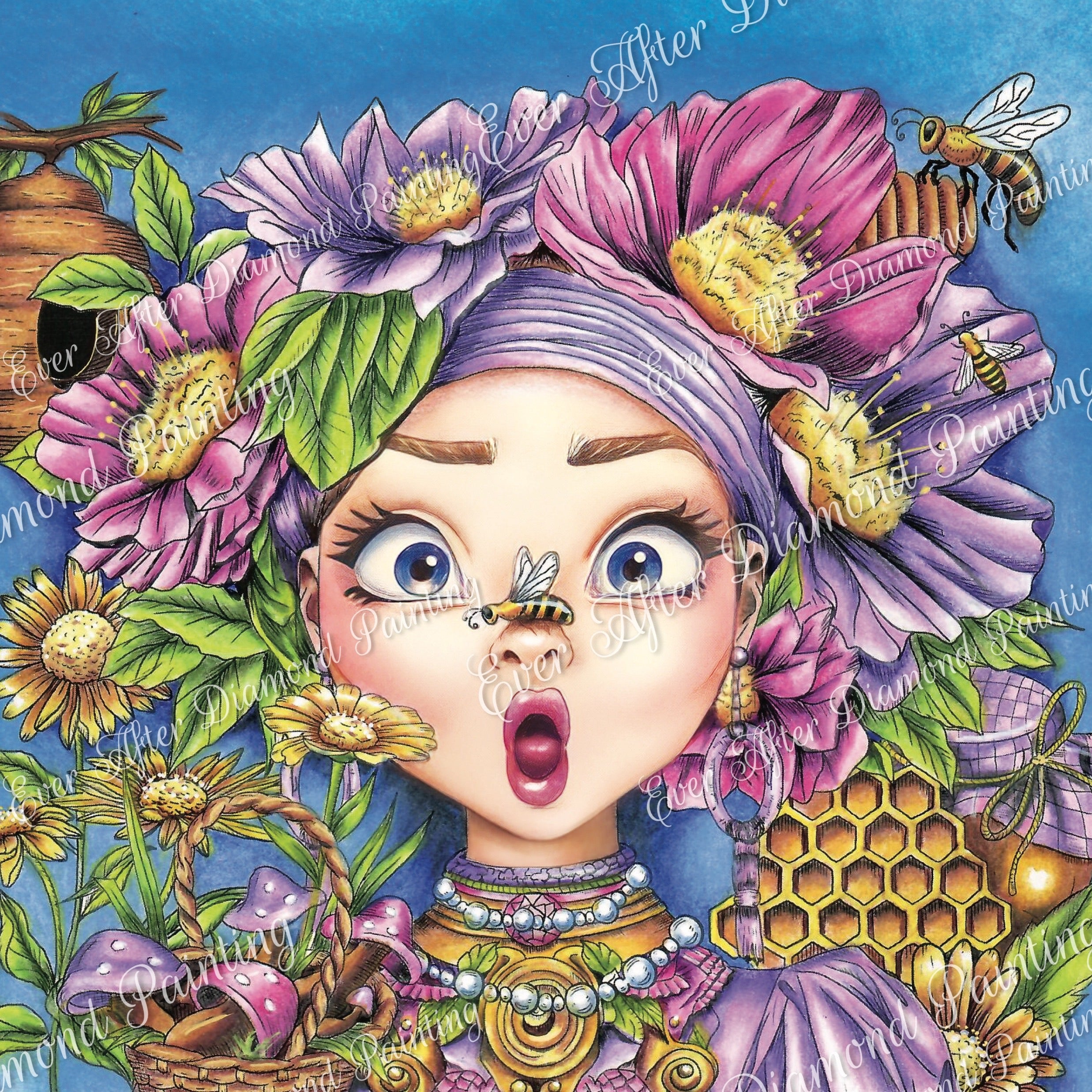 Bee-utiful by Annie Reyes – Ever After Diamond Painting