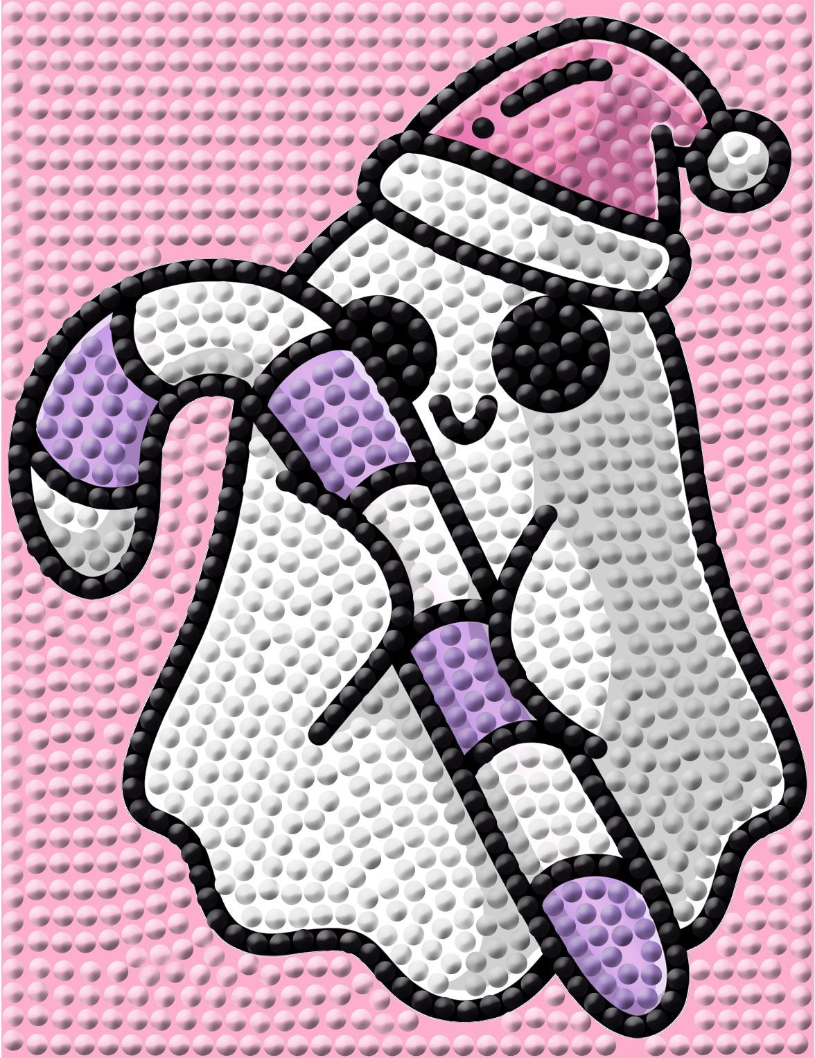 Kawaii Pastel Goth Christmas Mini Set Featuring the Art Work of Sonchs Curiosities