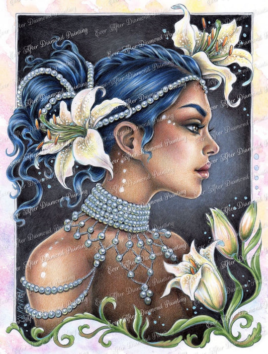 Lilies and Pearls by Christine Karron