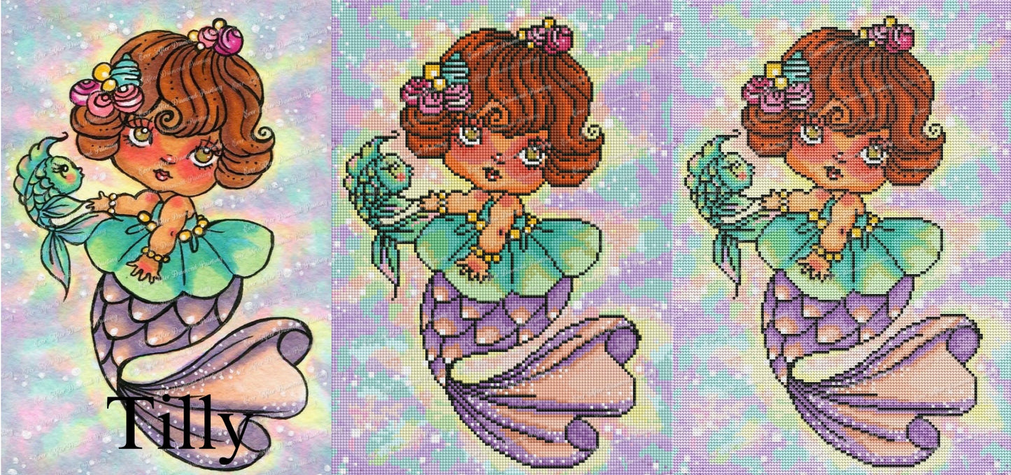 Sea Babies Trio - Tilly,Lettie and Hattie by Regan Kubecek