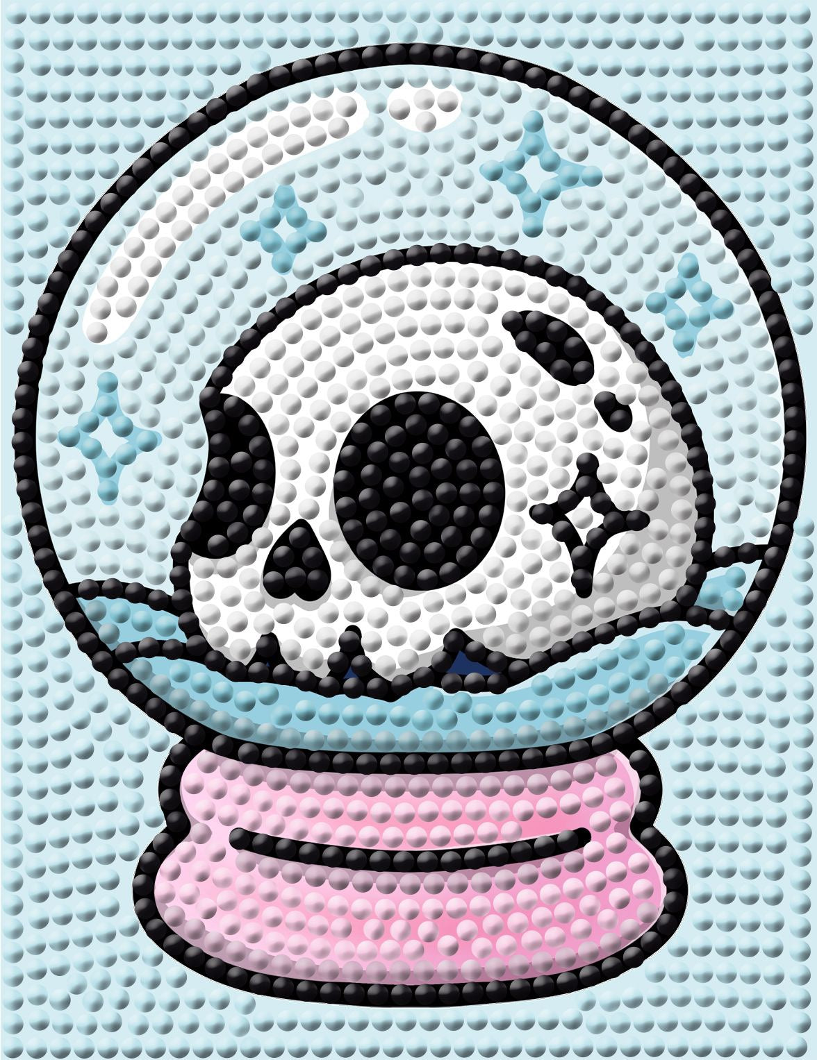 Kawaii Pastel Goth Christmas Mini Set Featuring the Art Work of Sonchs Curiosities