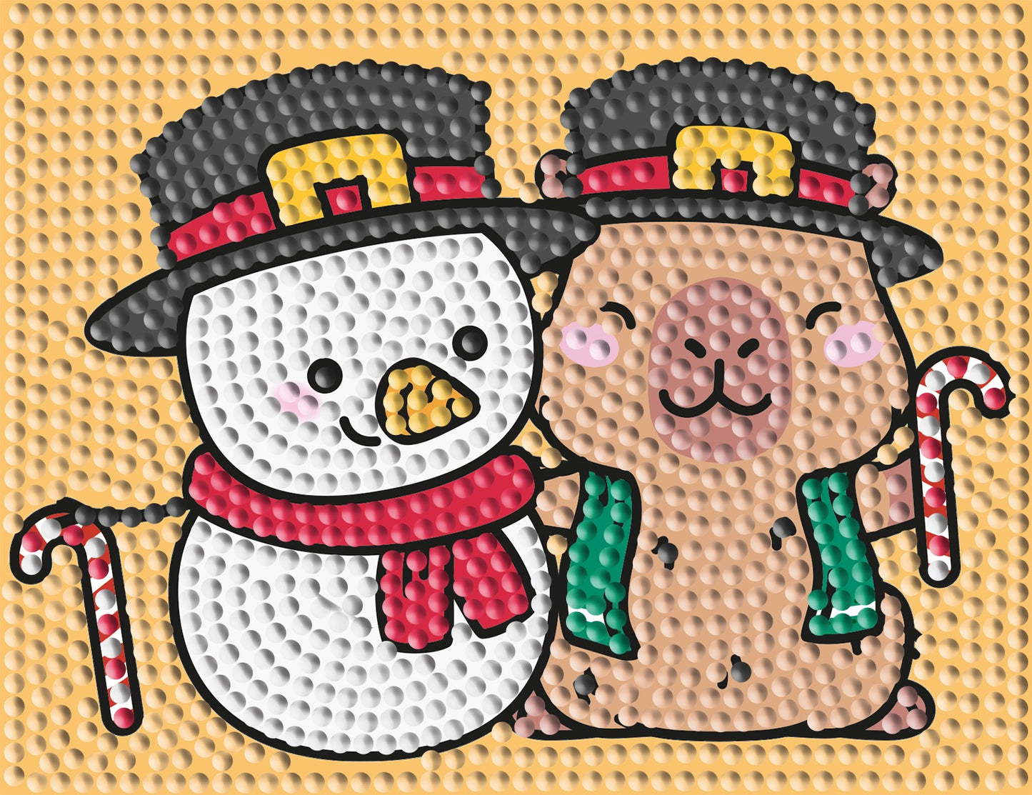 Cutie Capy Christmas Mini Set Featuring the Art Work of Look Look Pretty Paper