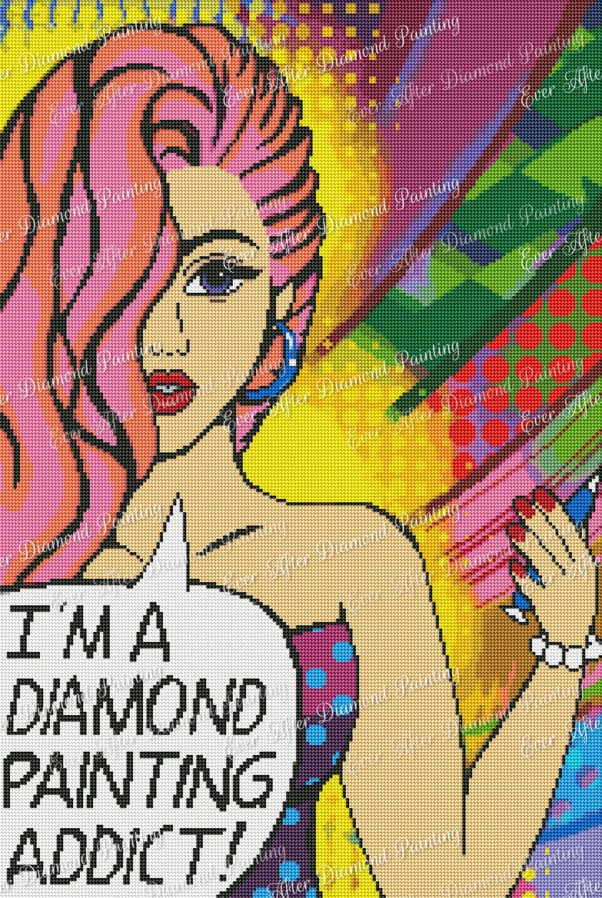 Diamond Painting Addict by Emma Casey