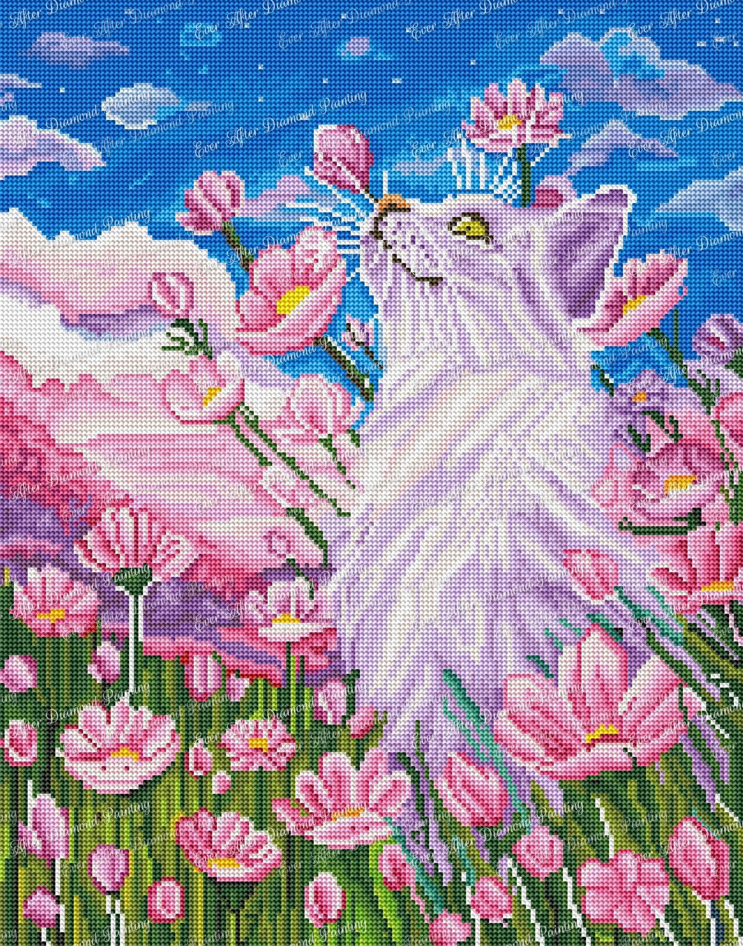 Among Blossoms by Galaxy Rain