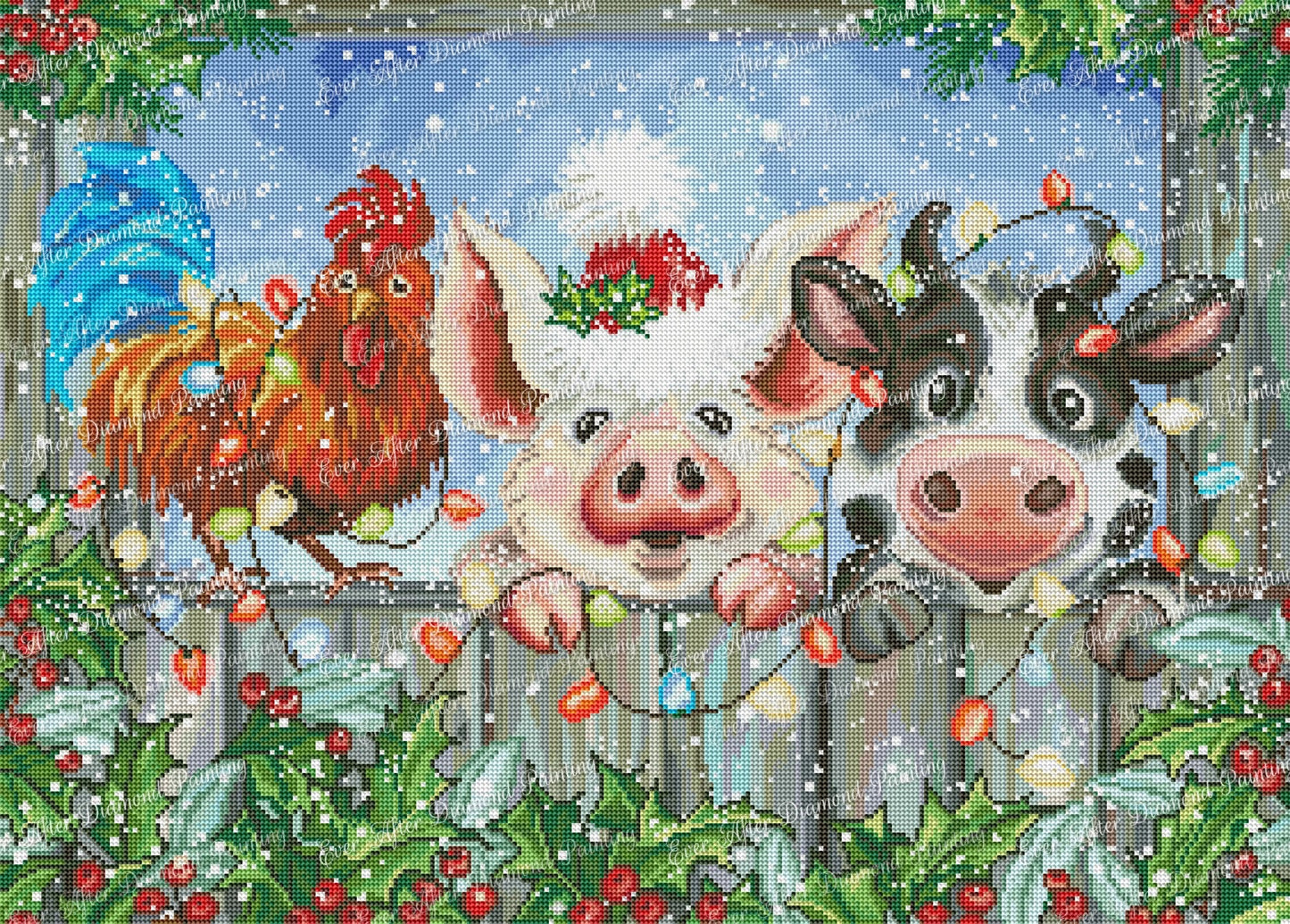 Barnyard Christmas Bash by Makiko