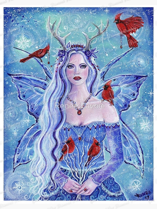 Lady of Winter Fairy by Renee L Lavoie