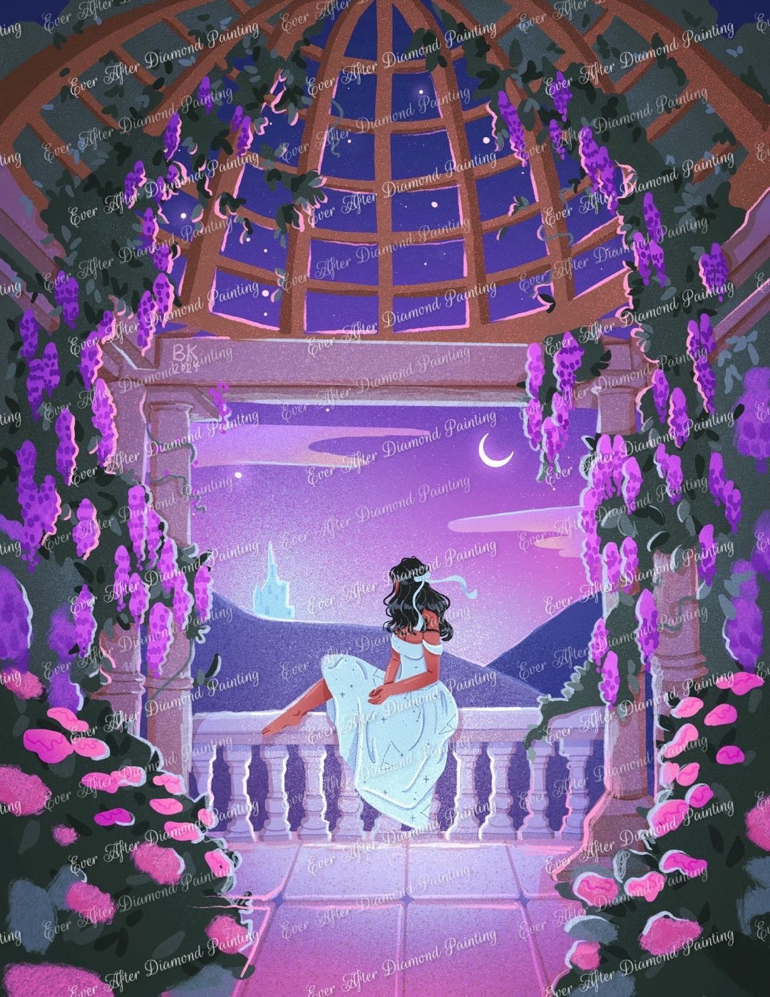 Moonlight Balcony by Brittany Keller