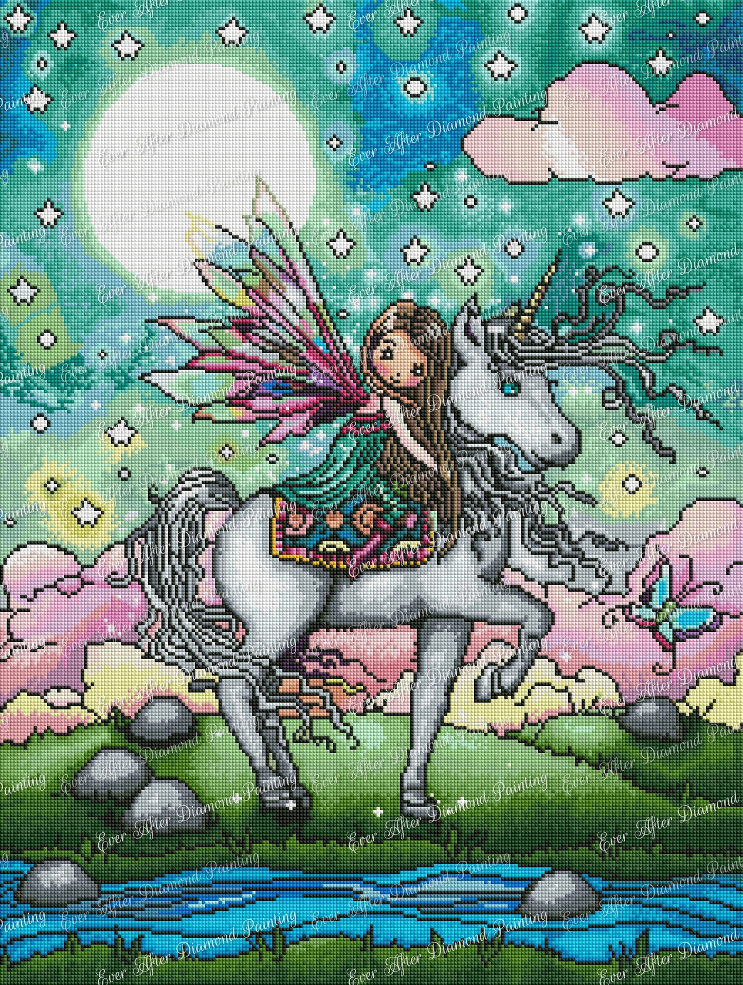 Whimsical Fairy and Unicorn by Molly Harrison “Enchanted Edition”