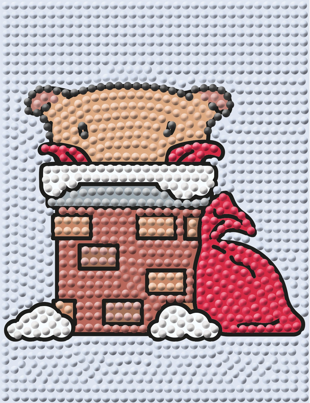 Cutie Capy Christmas Mini Set Featuring the Art Work of Look Look Pretty Paper