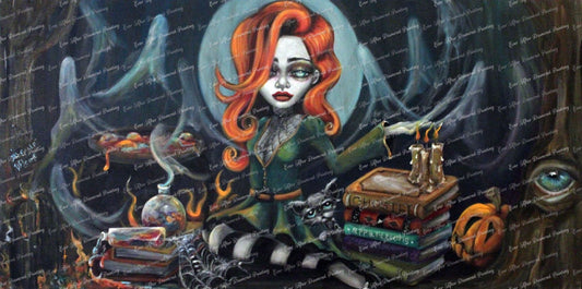 A Spooky Evening by Lizzy Falcon
