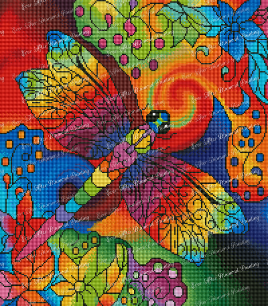 Rainbow Dragonfly by Emma Casey