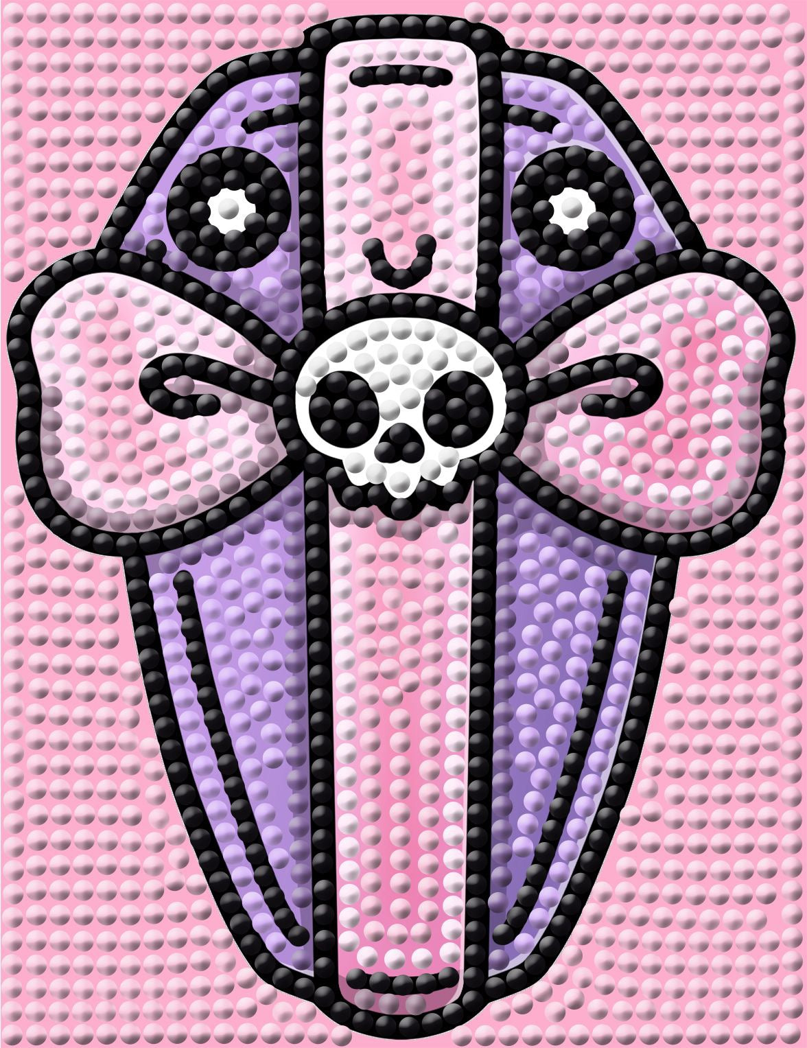 Kawaii Pastel Goth Christmas Mini Set Featuring the Art Work of Sonchs Curiosities