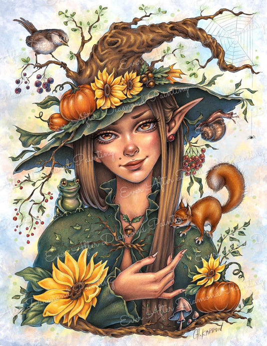 Autumn Forest Witch by Christine Karron